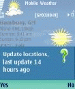 Mobile Weather v1.1 РґР»СЏ Symbian 9.x S60