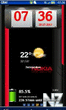 Digital clock Red font exhibition by FlighT.zip