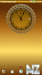 Big Analog clock gold 11 by kuskovo.sis