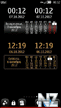 Digital Clock mini - Black and Transparent Series by olegast.zip