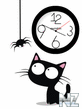 Cat_Spider_Clock.swf